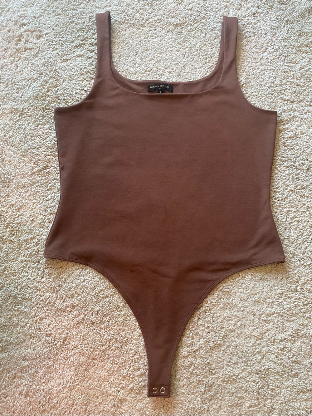 Banana Republic square neck bodysuit, large
